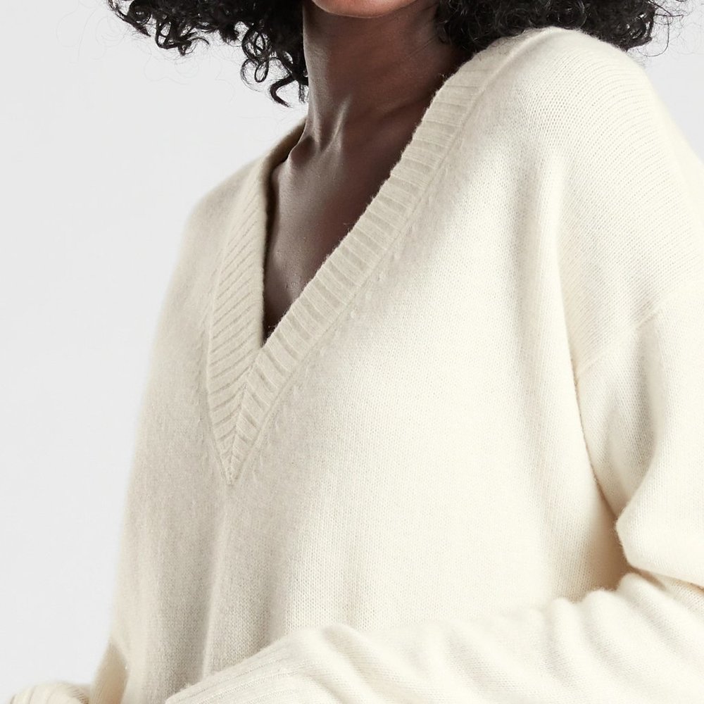 NWOT Vital V V-Neck Wool/Cashmere Tunic XS - Picture 13 of 15